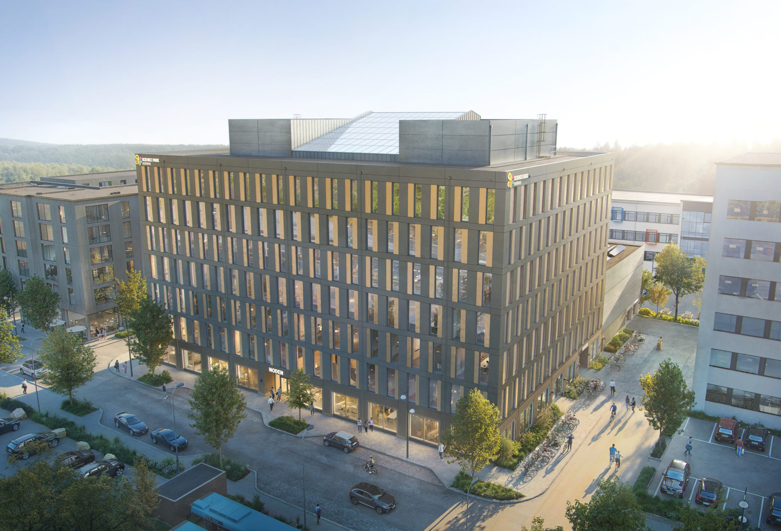 The Noden building in Skövde Science City